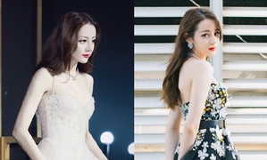 Địch Lệ Nhiệt Ba và những lần diện váy áo khoe khéo vòng một 'đốn tim' fans